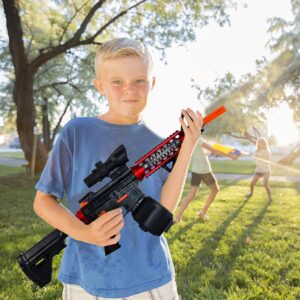 Gel Ball Blaster - Explore the Excitement of Automatic and Manual Modes with 30,000+ Water Beads and Protective Goggles for Outdoor Activities and Competitive Shooting Games