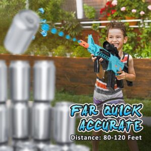 Blue Electric Gel Ball Blaster Gun - Automatic Splat Guns, M416 Gel Guns for All Ages - Outdoor Shooting Activities, Team Games, and Kids Toys (Ages 6+)