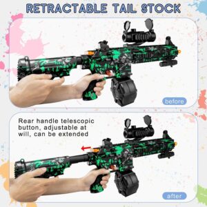 Ultimate Gel Splatter Blaster Kit with Goggles and 40,000+ Gel Beads – Ideal for Backyard Fun and Outdoor Team Shooting Games, Suitable for Ages 12 and Up