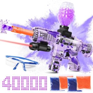 Experience the Thrill of Outdoor Action with the Electric Gel Ball Blaster Toy - Equipped with 40000+ Water Beads and Goggles. Perfect for Team Games and Activities. Suitable for Ages 12+