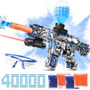 Experience the Thrill of Outdoor Action with the Electric Gel Ball Blaster Toy - Equipped with 40000+ Water Beads and Goggles. Perfect for Team Games and Activities. Suitable for Ages 12+