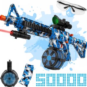 Ultimate Gel Splatter Blaster Kit with Goggles and 40,000+ Gel Beads – Ideal for Backyard Fun and Outdoor Team Shooting Games, Suitable for Ages 12 and Up