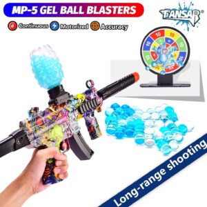 Elevate Your Outdoor Adventures with the Gel Splatter Blaster - Fully Automatic Splat Blasters with 7-8mm Water Beads and All the Essentials. Ideal for Adults and Those Aged 14+