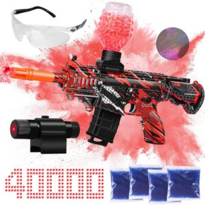 Experience the Thrill of Outdoor Action with the Electric Gel Ball Blaster Toy - Equipped with 40000+ Water Beads and Goggles. Perfect for Team Games and Activities. Suitable for Ages 12+