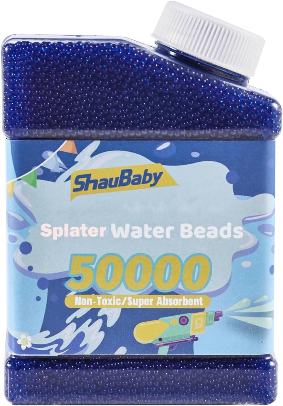 50,000 Gel Ball Bullets Ammo - Refill for Splatter Blaster, Orbeez Gun, and More!