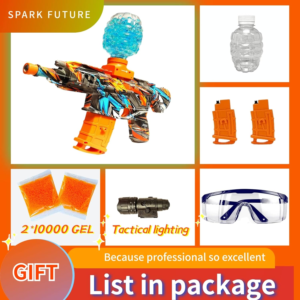 Electric Gel Ball Blaster - Powered with 20,000 Splat Beads, Includes 2 Batteries for Non-Stop Action!