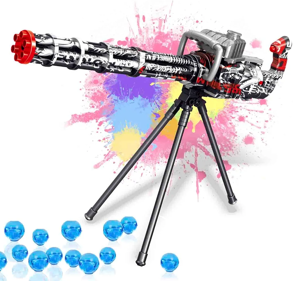 Unleash the Fun: Electric Gel Ball Blaster with 30,000 Water Beads and Goggles - Perfect for Outdoor Adventures and Shooting Team Games (Ages 12+)