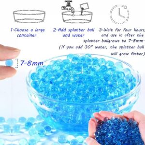 High-Capacity M416 Gel Ball Blaster - Electric Splatter Ball Toy with 50000 Gel Balls, Two Modes - Automatic and Manual