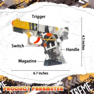 Powerful Gel Ball Blaster Pistol: Shoots Over 60 Feet, Includes 2500 Gel Balls!