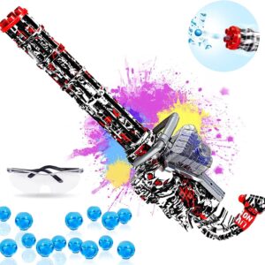 Unleash the Fun: Electric Gel Ball Blaster with 30,000 Water Beads and Goggles - Perfect for Outdoor Adventures and Shooting Team Games (Ages 12+)