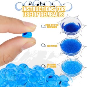 Unleash the Fun! Automatic Splatter Ball Blaster with 20,000+ Non-Toxic Eco-Friendly Beads.