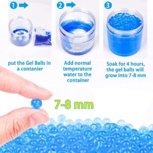 Unleash the Fun: Electric Gel Ball Blaster with 30,000 Water Beads and Goggles - Perfect for Outdoor Adventures and Shooting Team Games (Ages 12+)