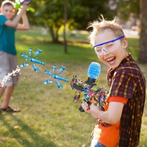 Electric Gel Gun Blaster Kit: Automatic Splatter Launcher with Goggles and Gel Beads Ages 10+