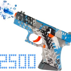 Powerful Gel Ball Blaster Pistol: Shoots Over 60 Feet, Includes 2500 Gel Balls!