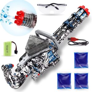 Unleash the Fun: Electric Gel Ball Blaster with 30,000 Water Beads and Goggles - Perfect for Outdoor Adventures and Shooting Team Games (Ages 12+)