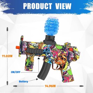 Electric Gel Gun Blaster Kit: Automatic Splatter Launcher with Goggles and Gel Beads Ages 10+