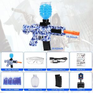 Eco-Friendly Electric Gel Ball Blaster with 60,000+ Water Beads - Your Ultimate Outdoor Team Game Companion!