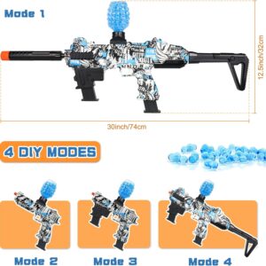 Experience the Ultimate Action with Our Electric Gel Ball Blaster Gun - 4 Modes and 40000+ Water Beads for Non-Stop Fun!