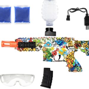 M416-5 Electric Gel Ball Blaster: 20000 Water Beads for Splatter Action - Fun for Boys and Girls (Ages 12+)