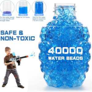 Experience the Ultimate Action with Our Electric Gel Ball Blaster Gun - 4 Modes and 40000+ Water Beads for Non-Stop Fun!