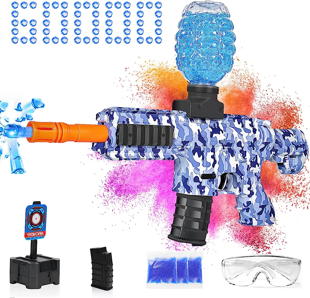 Eco-Friendly Electric Gel Ball Blaster with 60,000+ Water Beads - Your Ultimate Outdoor Team Game Companion!