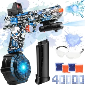 Double the Fun with Manual & Automatic Splatter Blaster for Orbeez - 40,000 Gel Balls Included!