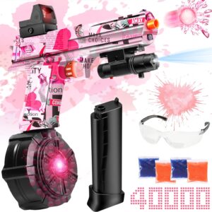 Double the Fun with Manual & Automatic Splatter Blaster for Orbeez - 40,000 Gel Balls Included!