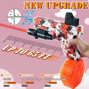 Take Aim with Our Electric Gel Ball Blaster Pistol - Bursting with Gel Beads and Ready for Action!