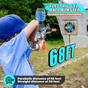 Electric Gel Ball Blaster - Unleash 80,000+ Water Beads of Splatter Fun! Automatic Outdoor Gaming Adventure Awaits!