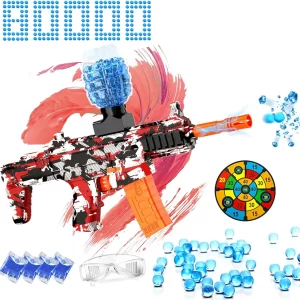 Electric Gel Ball Blaster - Unleash 80,000+ Water Beads of Splatter Fun! Automatic Outdoor Gaming Adventure Awaits!