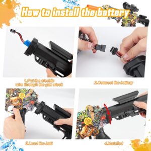 Unleash the Fun! Automatic Splatter Ball Blaster with 20,000+ Non-Toxic Eco-Friendly Beads.