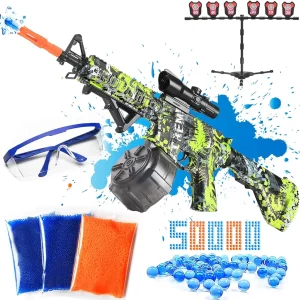 Exciting Gel Ball Blaster Toy with 30000 Water Beads - Perfect for Outdoor Team Shooting Fun! 🎯💧 Ages 14+